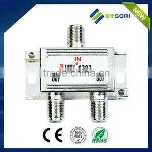 Favorable Production Rohs 2 Way Cable tv Splitter thumbnail-1