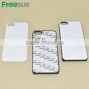 Wholesale Metal Black Color Customed 2D 3D Blank Sublimation Custom New Trend Phone Cases for Iphone 5 thumbnail-6
