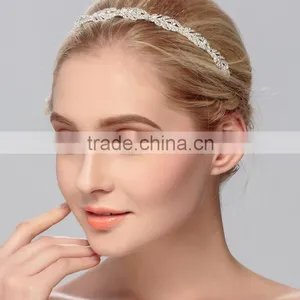 Bridal Wedding Hair Band Ladies Fashion Style Crystal Hair Accessories thumbnail-2