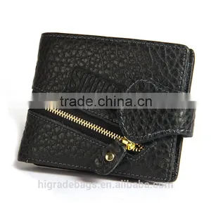 Baellerry Men Leather Wallet With Zipper Pocket thumbnail-3
