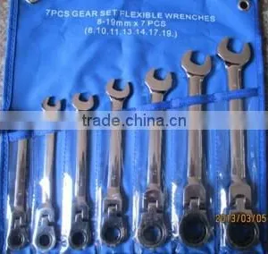 7pcs Flexible Wrench Set thumbnail-1