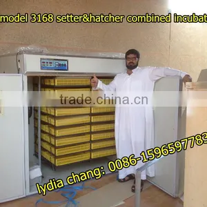 New Type 3168 Chicken Incubator With CE,setter&hatcher Combined Egg Incubator From Lydia thumbnail-1
