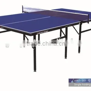 15mm Single Folding Table With Metal Frame Table Tennis Table thumbnail-1