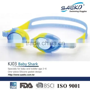 Baby Shark Design Junior/Kid/Children Comfortable Swimming Goggles thumbnail-5