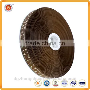 Manufacture Wholesale Silk Screen Printed Grosgrain Ribbons Silk Ribbons thumbnail-3