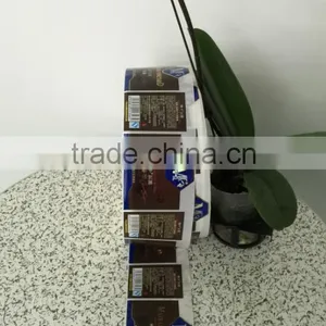 Low Price and High Quality Paper Material Red Wine Labels Printed Adhesive Stickers in Roll thumbnail-4