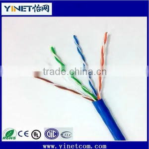 Hot Selling 4 Pair Utp Cat5e Cable 24awg Utp 100% Copper Lan Cable for IP Camera thumbnail-1