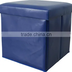 15"X15"X15" OTTOMAN IN PU-ROYAL thumbnail-1