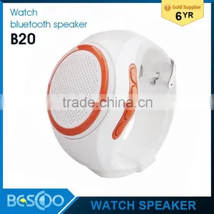 B20 Portable Bluetooth Watch Speaker With Watchband Outdoor Sports Wireless Mini Speaker Support TF Card FM USB Flash Handsfree thumbnail-2