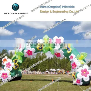 Decorative Inflatable Arch (with Flowers and Butterflies Shape)/ Advertising Inflatable Arch/Inflatable Arch for Advertisement thumbnail-1