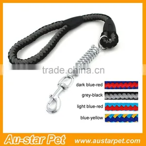 60cm High Quality Factory Price Private Labelling Pet Dog Braided Rope Leash With Spring thumbnail-4