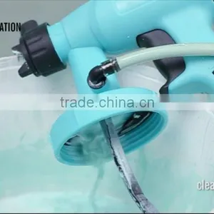 Mandarin - 650W HVLP Floor Based Spray Gun With Drag Bar, Paint Suction and Roller thumbnail-5