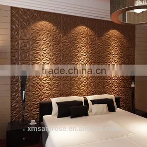 Promotion Design 3D Faux Leather Wall Panel Wave Panel (Energy Stone) thumbnail-3
