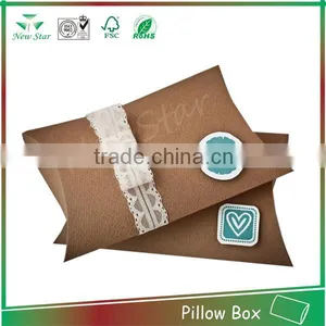 Wholesale Kraft Gift Paper Pacakging Pillow Box thumbnail-1