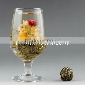 Shuang Long Xi Zhu(Double Dragon Pearl Green Blooming) Blooming Tea EU STANDARD thumbnail-1