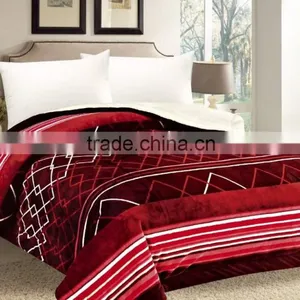 100%polyester Stripe Pattern Bedding Set Home Textile thumbnail-1