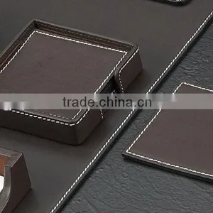 Square Leather Coasters or pu Coasters thumbnail-1