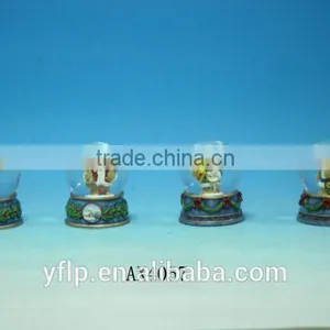 Customized Music Crystal Glass Snow Ball for Christmas Gift Resin Craft / Christmas Glass Snow Ball thumbnail-1