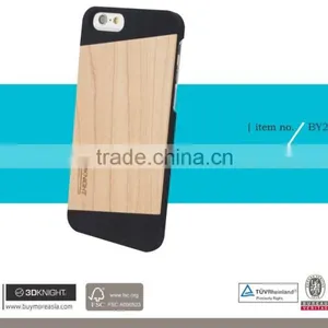 OEM Wood Factory Private Label Laser Engraving LOGO for i Phone 6 Cover, for IPhone 6s Plus Bamboo Wooden Bumper Cases Universal thumbnail-3