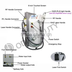 China Best Shr E Light Ipl+rf Nd Yag Tattoo Removal Laser Machine Laser/laser Nd Yag Ipl Machine Naevus Of Ito Removal thumbnail-2