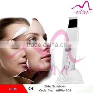 Mini Portable Anti-aging EMS Ultrasonic Skin Scrubber Beauty Device thumbnail-1