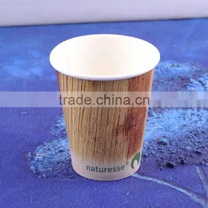 Coffee Paper Cup Designs Pla Laminated Biodegradable Paper Cup thumbnail-5