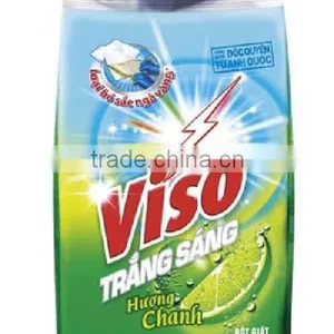 LIGHT WHITE WASHING POWDER WHITE ORCHID & LILY FLAVOUR BAG 3KG/VISO LAUNDRY WASHING POWDER/VISO DETERGENT POWDER thumbnail-1
