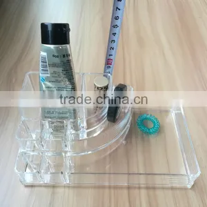 Wholesale Innovative Household Store Jewelry Cosmetic Beautful Clear Acrylic Cosmetic Makeup Organizer thumbnail-1