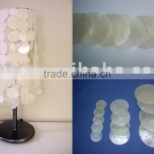 Round White Capiz Shell Chips for Lighting Accessories thumbnail-1