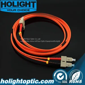 Fiber Optical Patch Cord Sc to Sc Multimode Duplex Orange thumbnail-1