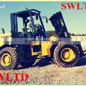10t Terrain Forklift/all Terrain Forklift/ Rought Terrain Forklift thumbnail-1
