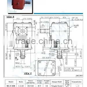 Series Agricultural Gearbox OEM thumbnail-1