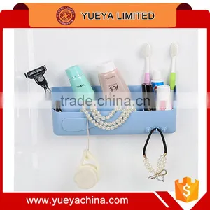 Plastic Kitchen Bathroom Wall Mounted Storage Rack Towel Bar Holder thumbnail-1