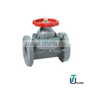 Industrial CPVC Flanged Diaphragm Valves JIS/JIS Diaphragm Valve thumbnail-1