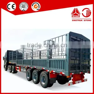 China Manufacture Truck Trailer Fence Cargo Trailer Warehouse Fence Cargo Semi Trailer and Truck thumbnail-1