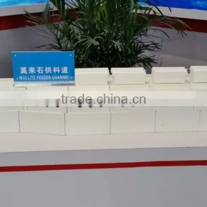 Refractory Zircon 333 Tubes, Spouts,orifice,plungers for Glass Furnace Feeder Channels thumbnail-6