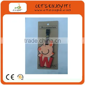 Soft PVC High Quality Metal Luggage Tag thumbnail-1