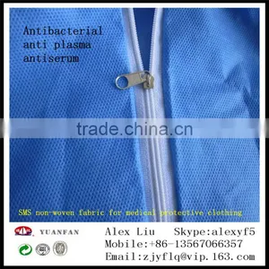 SS SMS SMMS Non Woven Fabric Used for Made Surgical Gown thumbnail-1