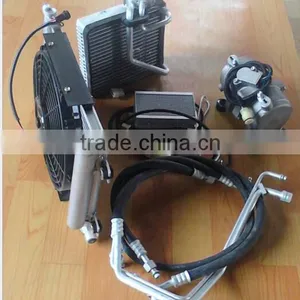 48V, 60V, 72V, 96V, 144V, 220v,320V ,336v,384v Cooled and Heating Electrical Air Conditioning for ev thumbnail-1
