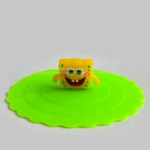 FDA Coffee Mug Cover Silicone Plastic Lid thumbnail-1