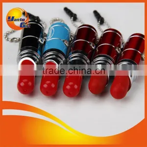Lipstick Touch Screen Stylus Pen Keychain thumbnail-1