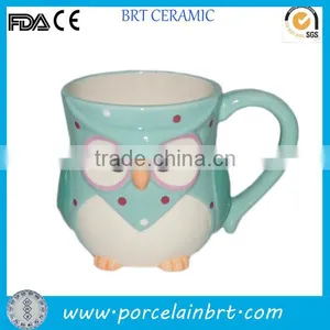 Special Animal Shape Porcelain Owl Mug thumbnail-1