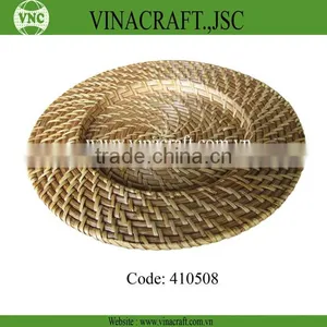 Vietnam Cheap Rattan Charger Plates Wholesale thumbnail-1