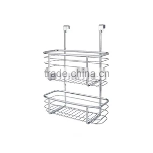 Kitchen Accessories Double Layers Over The Cabinet Door Storage Basket thumbnail-2