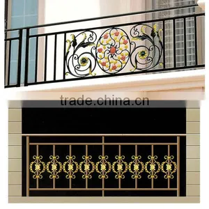 Modern Design Veranda Handrail Aluminum Balcony Fence Railing thumbnail-2