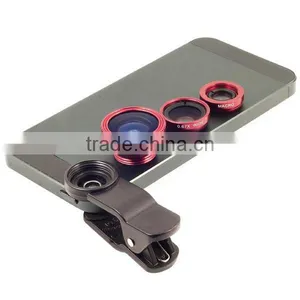 Universal Clip Lens 3 in 1 Fish Eye Lens , New Products Mobile Phone Lens, Hot Selling Mobile Phone Camera Lens thumbnail-4