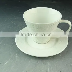 Wholesale Cheap Hotel Restaurant White Custom Ceramic Porcelain Coffee Tea Cup thumbnail-1