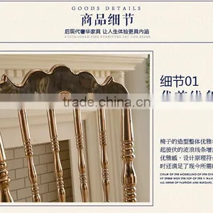 Quality Polished Titanium Golden Stainless Steel Luxury Modern Chiavari Chair LQ-SSC001T thumbnail-4