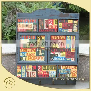 Wooden Many Small Drawers Cabinet thumbnail-1