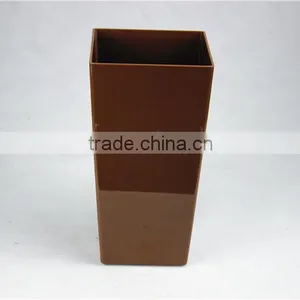 Home Garden Decorative Brown Square Type Pots Vases Planters HP P02 04 thumbnail-1